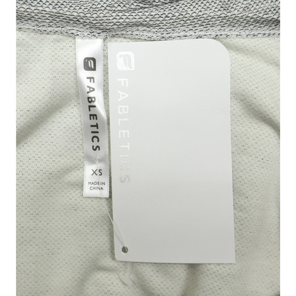 Fabletics Women's Mollie Long Sleeve Romper Cinched Waist Grey Sz XS New - Picture 5 of 6